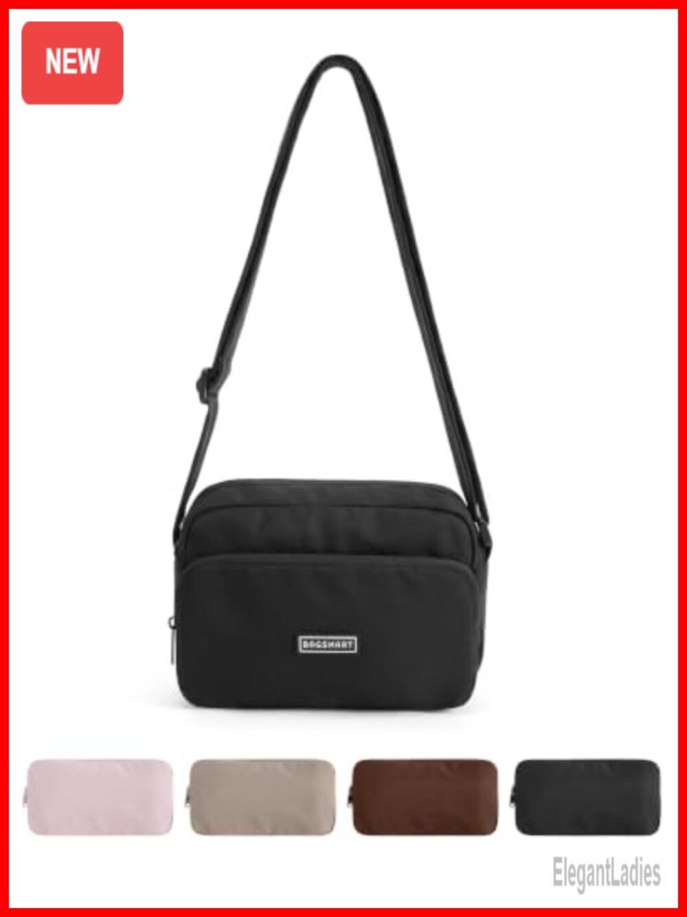 Mini Foldable Crossbody Bag Water-Resistant Travel Purse Compact